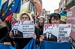 俄羅斯人滾回去！歐洲串連示威力挺烏克蘭 - 新聞 - Rti 中央廣播電臺