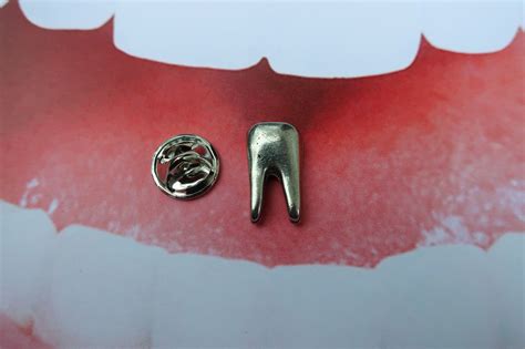 Tooth Lapel Pin Cc385 Teeth Pins For Dentists And Dental Etsy