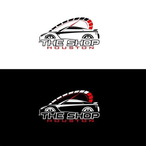 The Shop Logo Is Designed To Look Like A Car