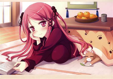1907x1080 Cute Pink Girl Anime Coolwallpapersme