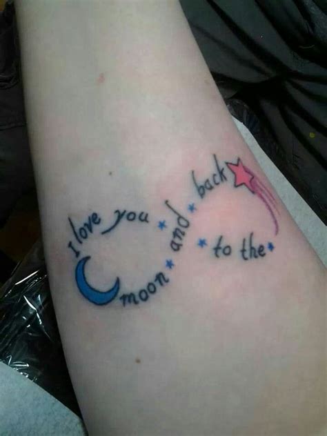 I Love You To The Moon And Back Back Tattoos For Guys To The Moon