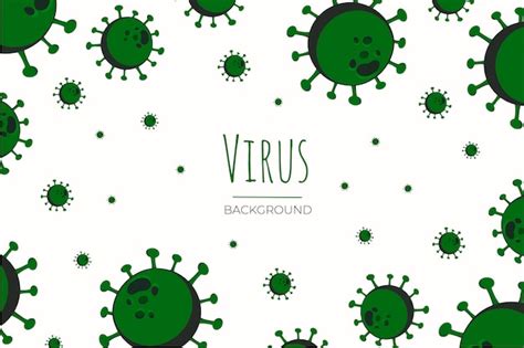 Free Vector Virus Background
