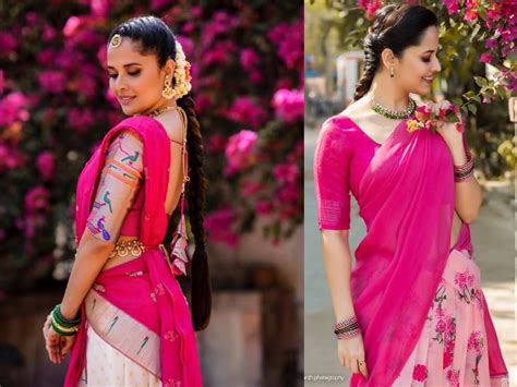 Kathanam Actress Anasuya Bharadwaj In Two Different Pink Sarees