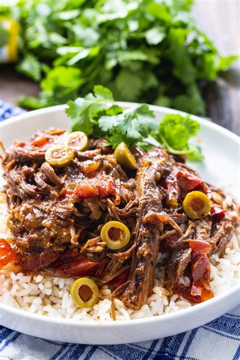 Slow Cooker Ropa Vieja Recipe Spicy Recipes Slow Cooker Dinner