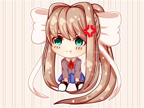 Chibi Monika By Ryusedraws On Deviantart