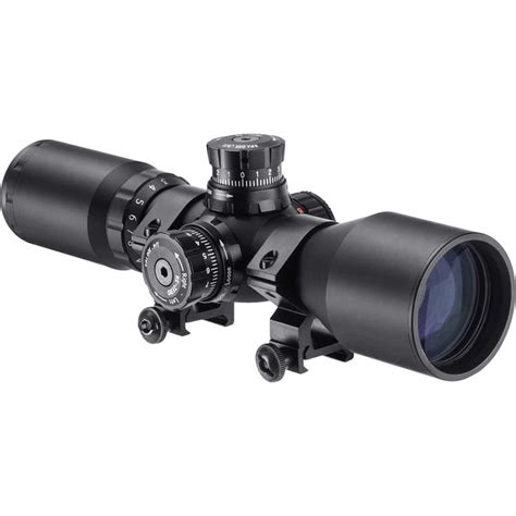Barska Contour 3 9x42mm Ir Compact Rifle Scope With Trace Reticle — Red