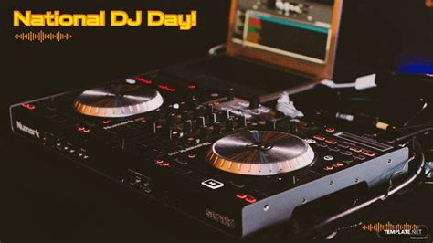 National Dj Day Photo Background In Eps Illustrator  Png Psd