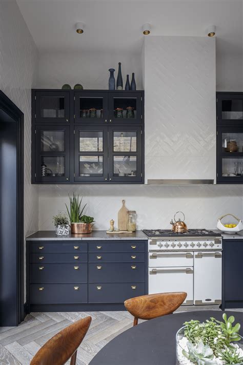 Incredible Navy Blue Kitchen Design Ideas References Decor