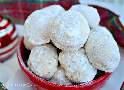 These are our family's favorite christmas cookie recipe! Mexican Wedding Cookies Recipe | The Foodie Affair