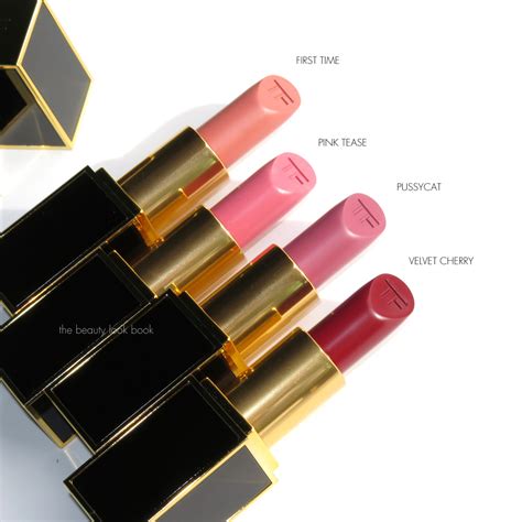 Tom Ford Lip Color Matte First Time Pink Tease Pussycat And Velvet