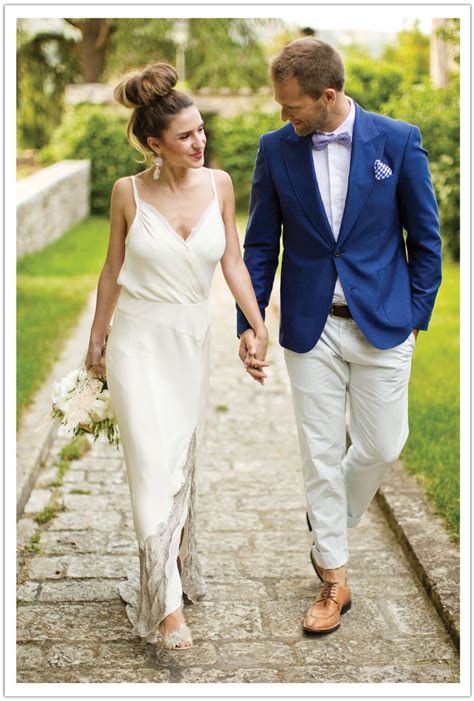 Pick a color (any color) for your beach wedding suit. 20+ Beach Wedding Attire Cheat Sheet | 99 Wedding Ideas