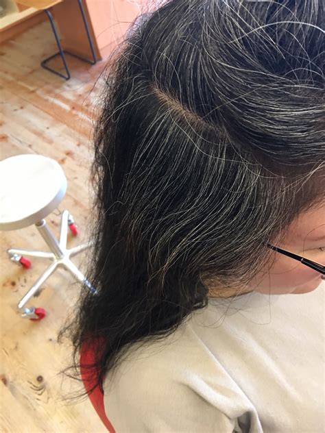 ハナヘナで白髪染めをやめるタイミングと方法と、その理由…グレイヘアという選択 総社市 美容室ルチア 30代、40代、50代の髪の悩み解消！