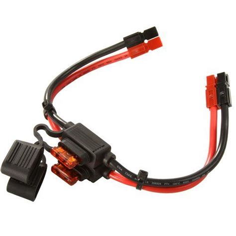 Fused 40amp Jumper Cable With Anderson Powerpole Connectors 10awg Wire