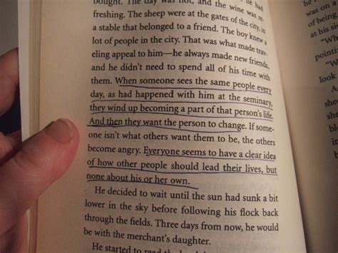 All page numbers and citation info for the quotes below refer to the harper one edition of the alchemist published in 2014. The Alchemist Book Quotes. QuotesGram