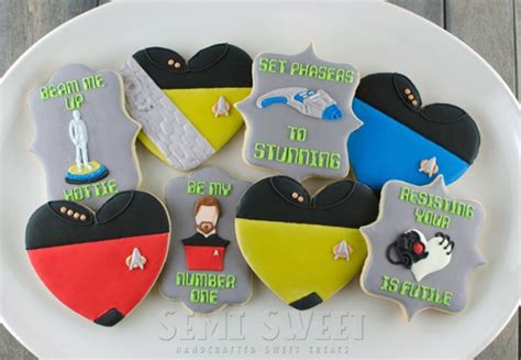 Star Trek Valentines Day Cookies Foodiggity