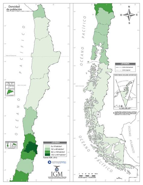 Chile Densidad Población Curriculum Nacional Mineduc Chile