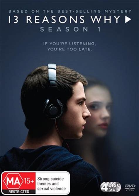 Buy 13 Reasons Why Season 1 On Dvd Sanity Online