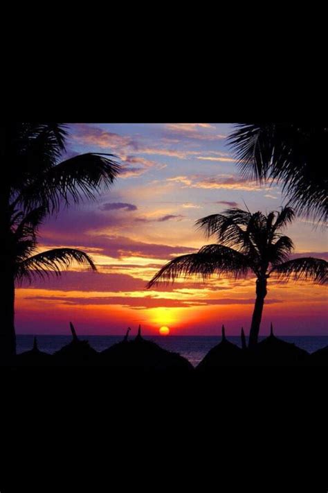 Sunset In Aruba Beautiful Places To Visit Dream Vacations Places To