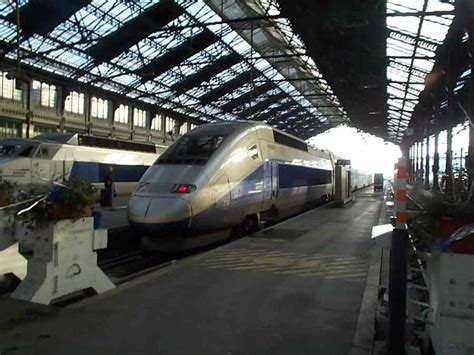 Tgv Train At Gare De Lyon Paris France The Geography Of Transport