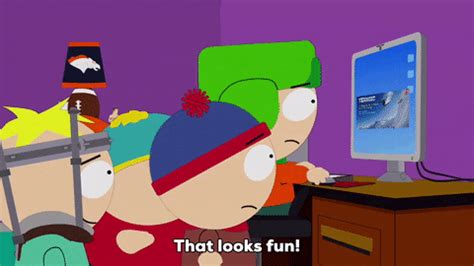 Your computer will be at risk getting infected with spyware, adware, viruses, worms, trojan horses these infections might corrupt your computer installation or breach your privacy. Eric Cartman Computer GIF by South Park - Find & Share on ...