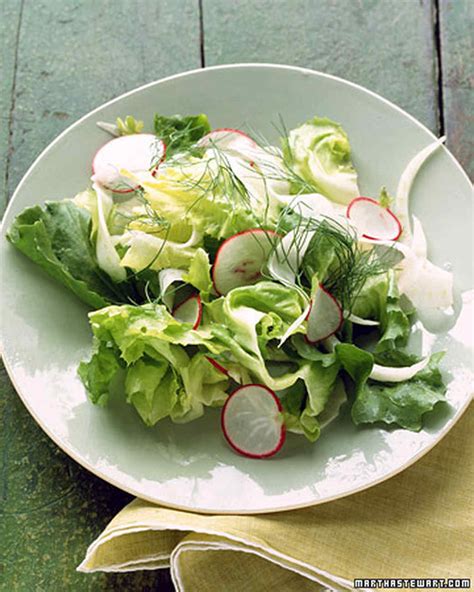 Fennel Escarole And Radish Salad Recipe Martha Stewart