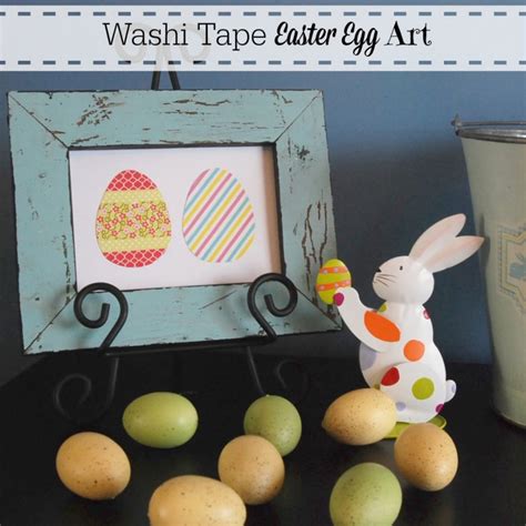 Washi Tape Easter Egg Art Guest Post Endlessly Inspired