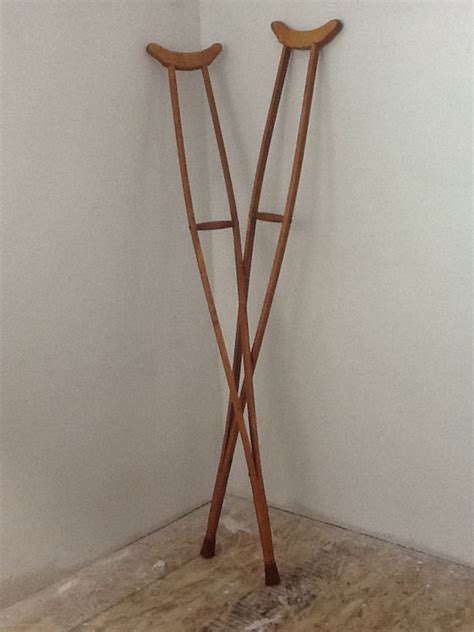 Vintage Wooden Crutches Primitive Crutches By Bestfavoritethings