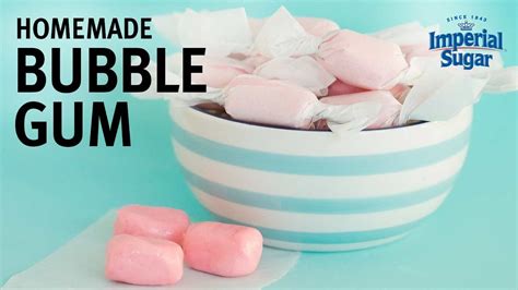 How To Make Homemade Bubble Gum Youtube