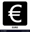 Euro symbol Royalty Free Vector Image - VectorStock