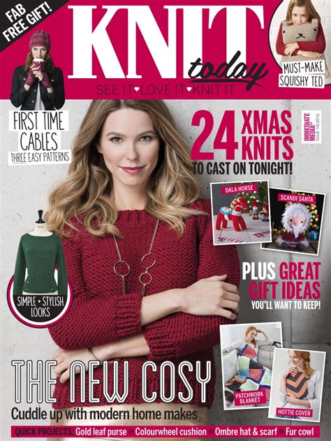 Knit Today Magazine December 2015 Subscriptions Pocketmags