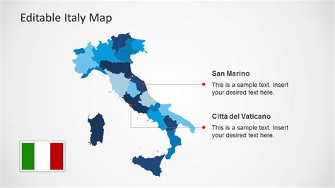 Cartina Italia Modificabile