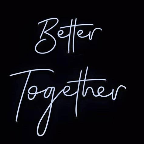 Neon Better Together Sign For Hire Encore Events