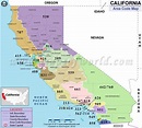 California Area Codes | Map of California Area Codes