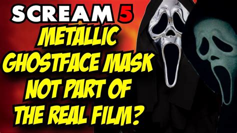 Scream 5 New Metal Ghostface Mask From Stab 8 Footage Youtube