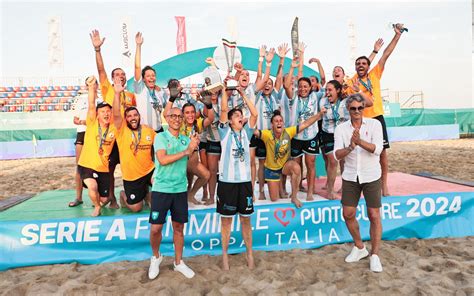 BEACH SOCCER Coppa Italia Femminile Puntocuore Lady Terracina Conquista Il Trofeo Per La