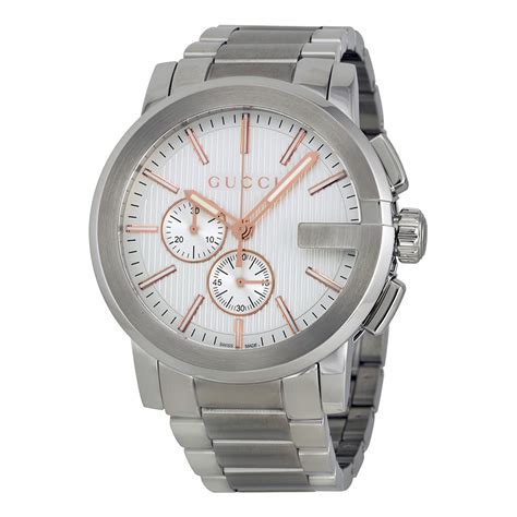 Gucci Ya101201 G Chrono Mens Chronograph Quartz Watch
