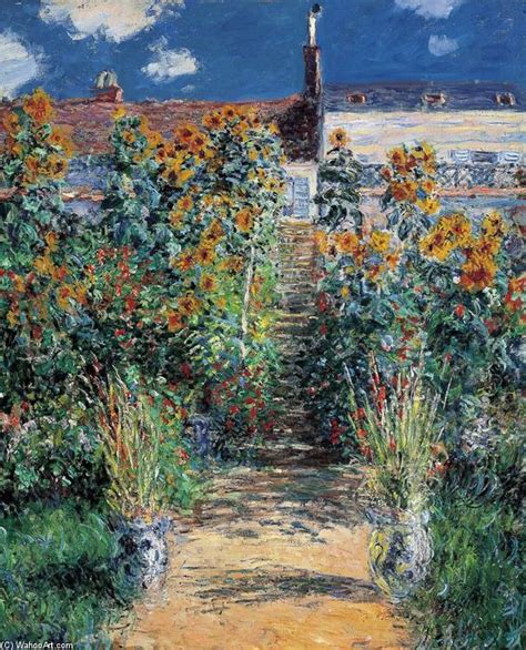 El jardín en Vetheuil, 1881 de Claude Monet (1840-1926 ...