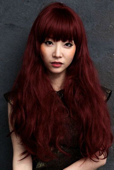 Choosing the best color for asian hair is confusing, especially with so many brands on the market, so we made this special edition asian hair has a beautiful, soft texture as well as a deep natural color. 40 Dark Red Hair Color ideas (With images) | Dark red hair ...