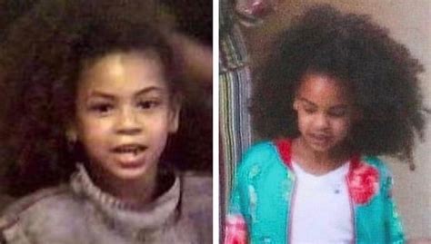 Beyoncé On Instagram Someone Made This Comparison Of Me At Age 7 And
