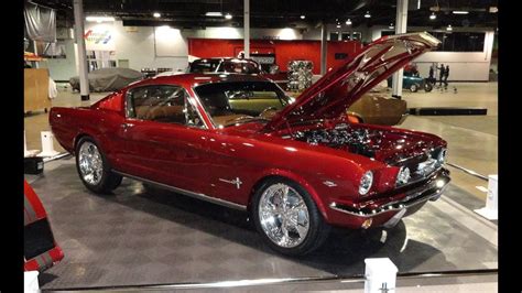 1965 Ford Mustang 22 Fastback Custom Restomod In Red Fire Metallic My
