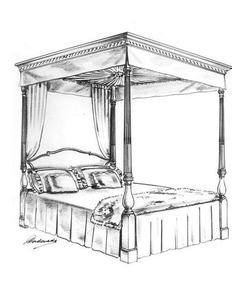 Bed Drawing At Explore Collection Of Bed Drawing