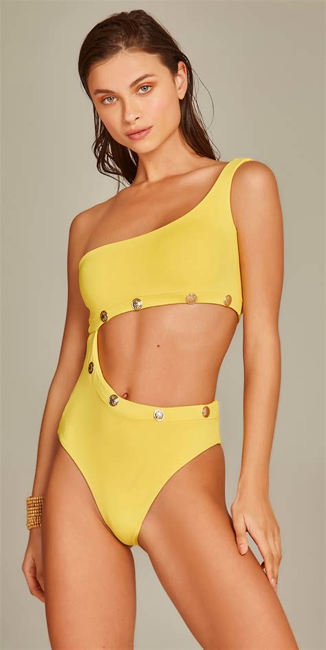 One Piece Swimsuits Body Capitan Amarelo Margarida Brand Empress