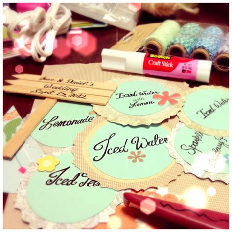 Learn how to create diy wedding place cards. DIY Food Place Cards for Wedding Reception! :) | Love and marriage, Diy wedding, My wedding