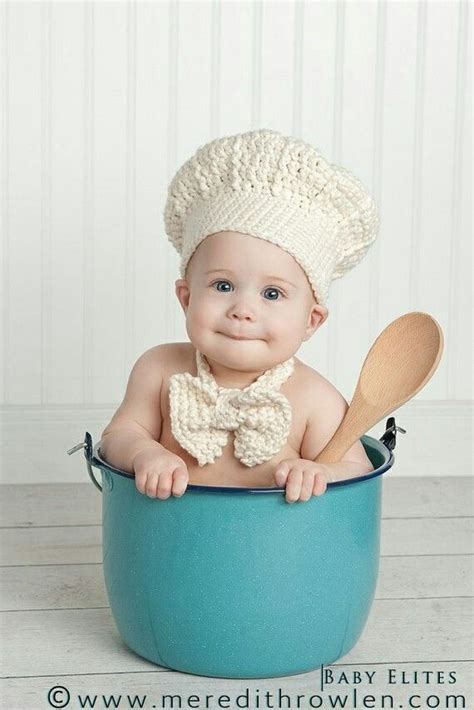 Little ☻ Chefs Cute Little Baby Cute Baby Pictures Baby Chef