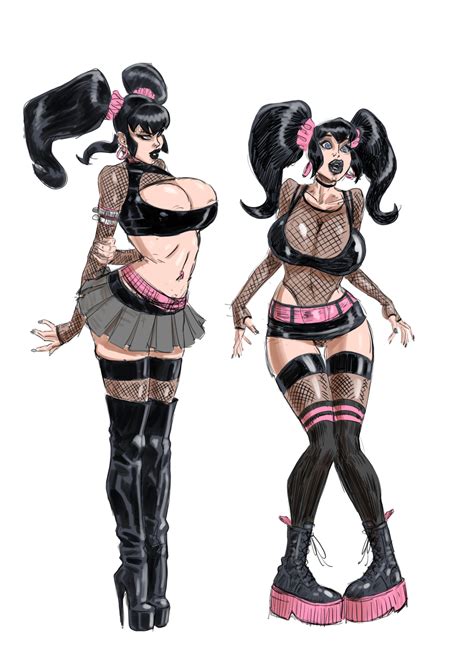 Goth Girl Doodles By Fenriscomix Hentai Foundry