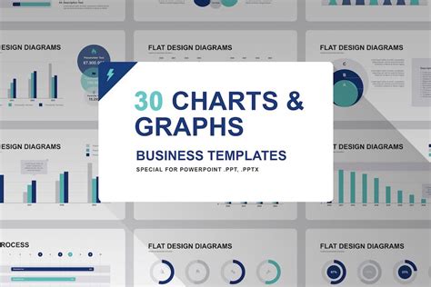 Graphs And Charts For Powerpoint Design Template Place