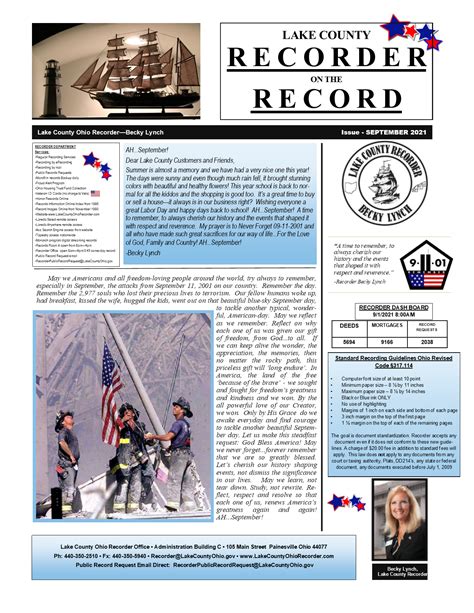 News - Lake County Recorder's Office