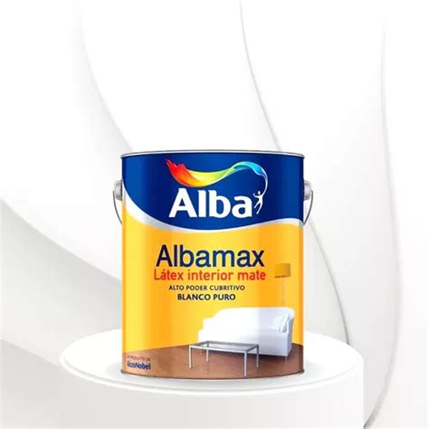 Pintura Latex Interior Antihongo Albamax Alba Lts Ogus