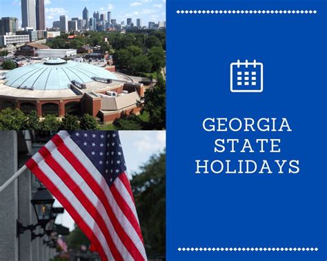 Georgia Ga State Holidays 2022