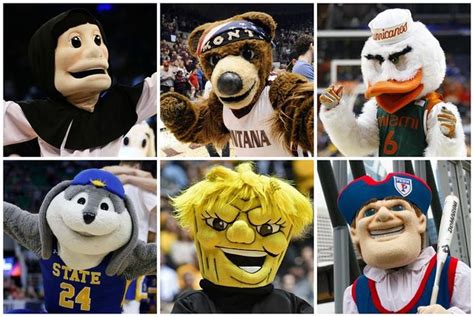 Ncaa Tournament 2018 Ranking All 68 Mascots In March Madness No 1